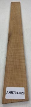 Fretboard Maple flamed, "Caramel", 715x76x10mm Unique Piece #020